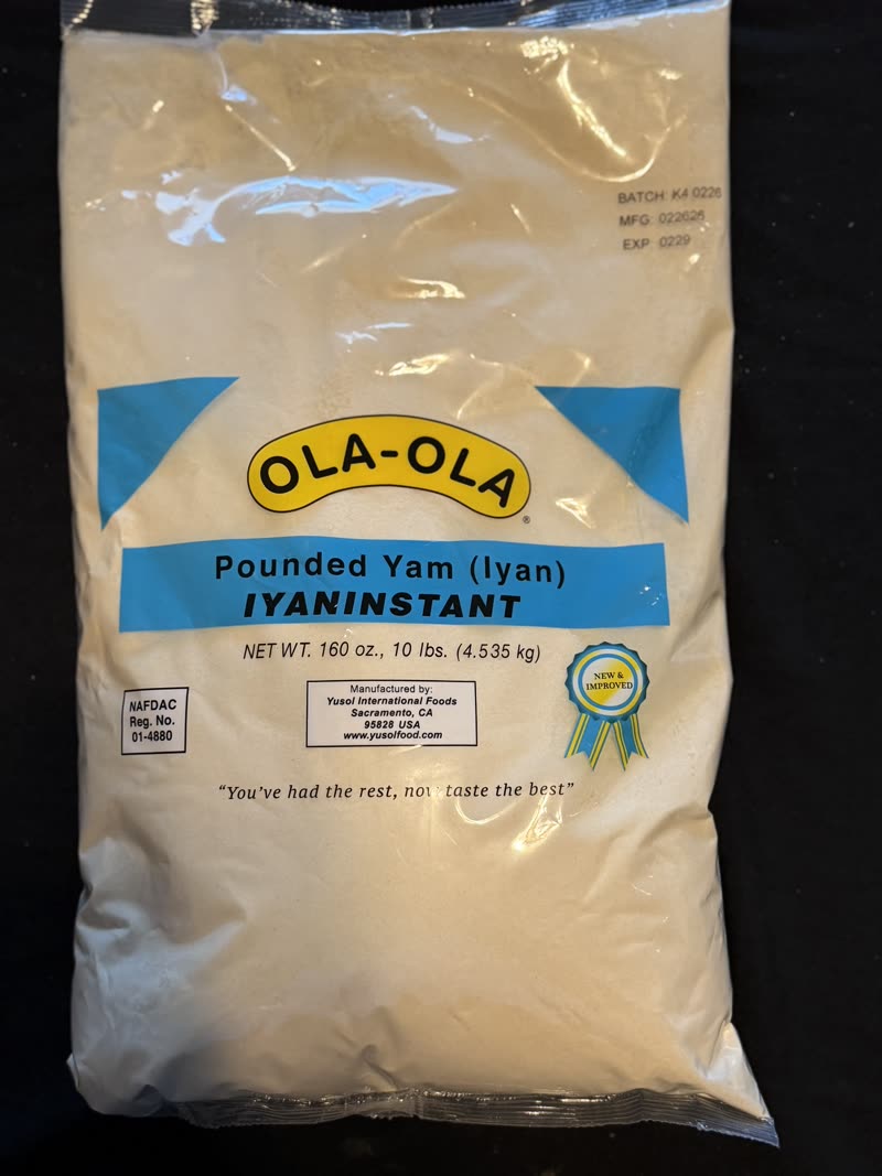 Ola Ola pounded yam